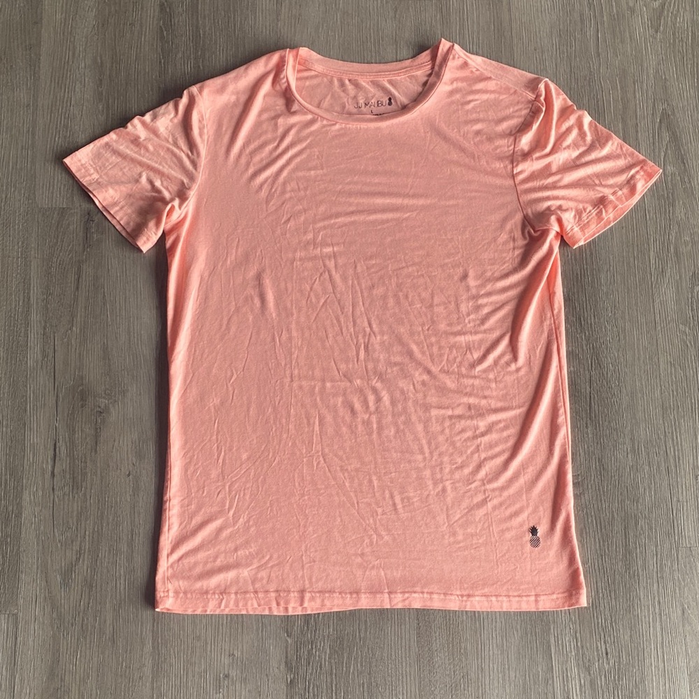 J.J Malibu Coral Short Sleeve Tee NWT!